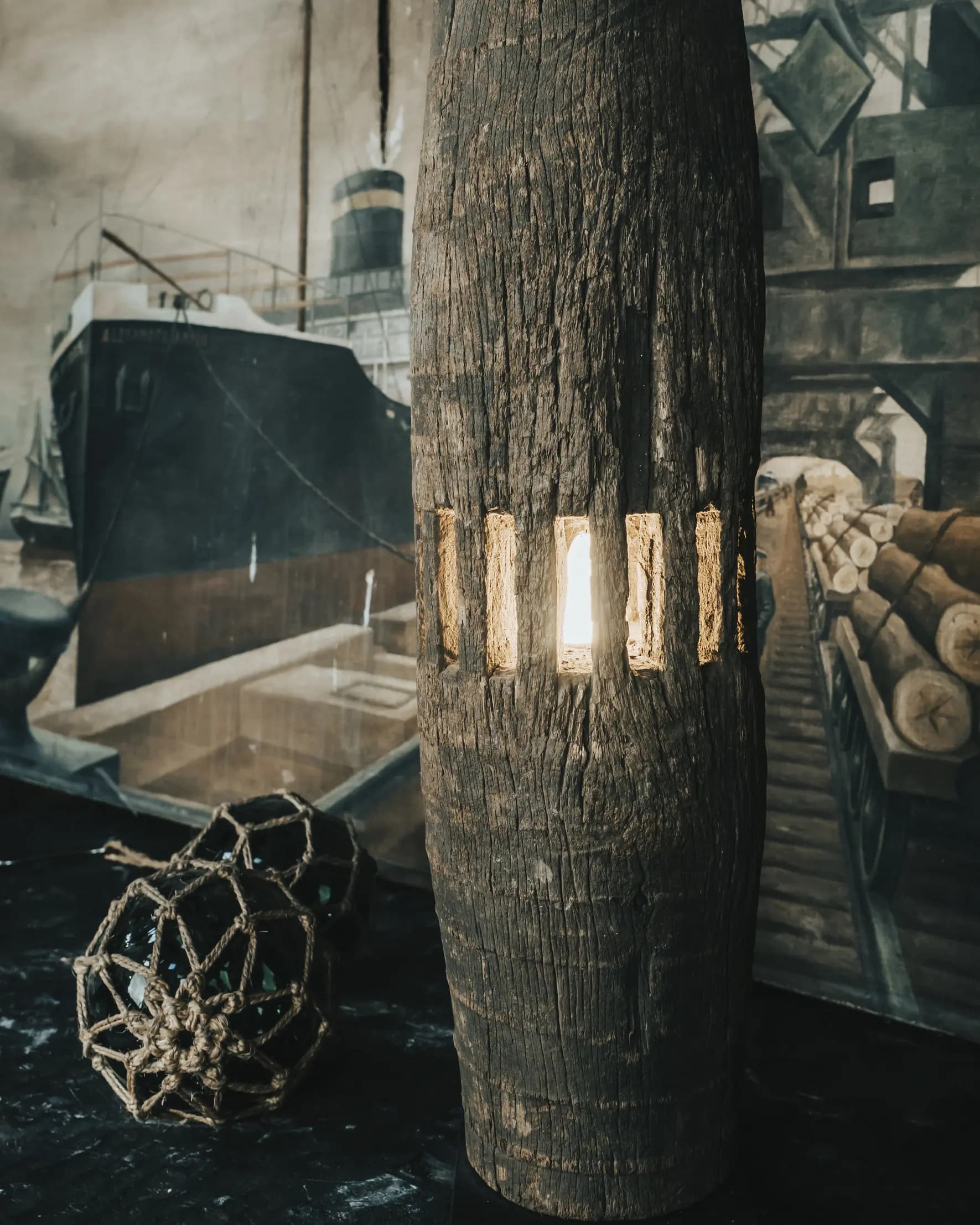 Wooden lamp