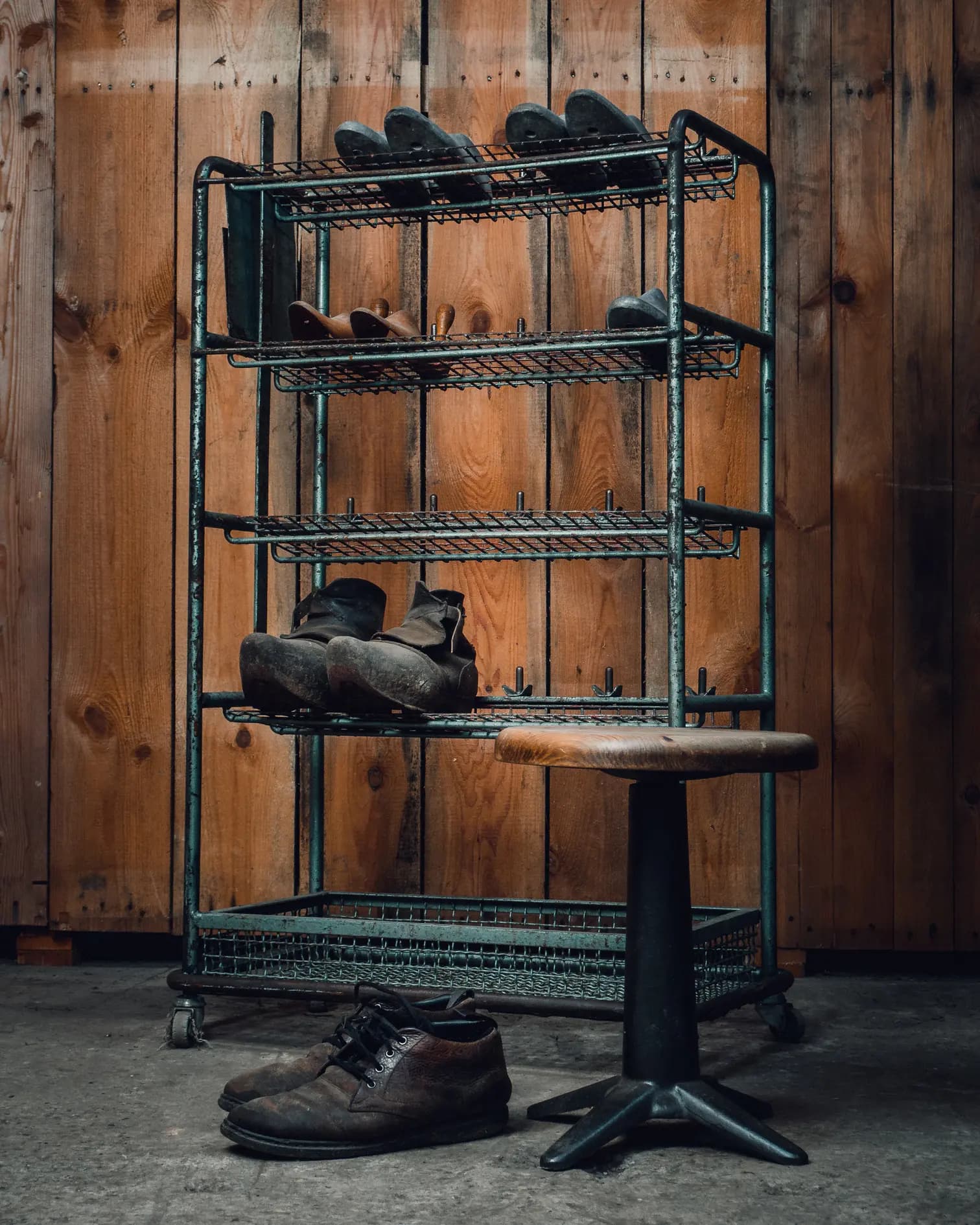 Old shoe rack